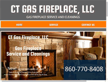 Tablet Screenshot of ctgasfireplace.com